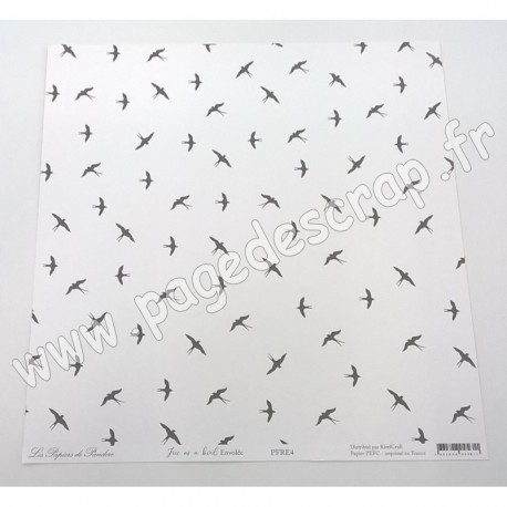 LES PAPIERS DE PANDORE FREE AS A BIRD ENVOLÉE 30,5 cm x 30,5 cm