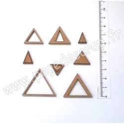 PDS SUJET BOIS KIT TRIANGLE 1  COLLECTION FORME