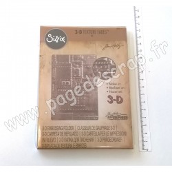 SIZZIX TIM HOLTZ POCHOIR A EMBOSSER 3-D FOUNDRY