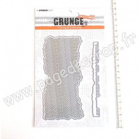 STUDIO LIGHT CUTTING & EMBOSSING GRUNGE 2.0 N°174