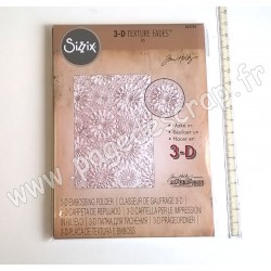 SIZZIX TIM HOLTZ POCHOIR A EMBOSSER 3-D KALEIDOSCOPE 11,43 cm x 16.51 cm