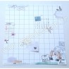 KAC1803   LES ATELIERS DE KARINE COLL. CARNET DE ROUTE  AU PROGRAMME 30.5 cm x 30.5 cm