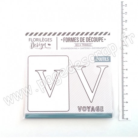 FDD220019   FLORILEGES DESIGN OUTILS DE DÉCOUPE À LA LETTRE V