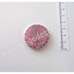 LORELAI DESIGN COLLECTION MISS AUTOMN BADGE ROSE DES VENTS