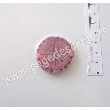 LORELAI DESIGN COLLECTION MISS AUTOMN BADGE ROSE DES VENTS