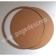 PDS CADRE BOIS ROND AVEC FOND diam.29,5 cm