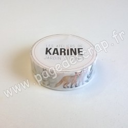 KMT2001   LES ATELIERS DE KARINE JARDIN D'HIVER MASKING TAPE PETITS ANIMAUX