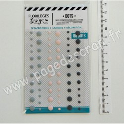 FDEN320005   FLORILEGES DESIGN  DOTS SAKURA  (66 pièces)