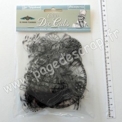DFLDCP01   STAMPERIA CLEAR DIE CUTS SIR VAGABOND x34 pièces