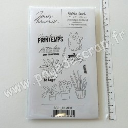 BGJH_TAMP01   BÉATRICE GARNI ILLUSTRATION TAMPONS CLEAR JOURS HEUREUX 1