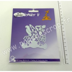 BLD1339   BY LENE CUTTING & EMBOSSING DIES GIRAFE