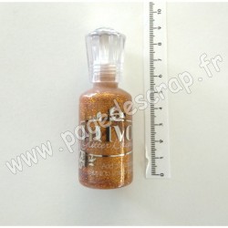 757N  TONIC STUDIOS NUVO GLITTER DROPS 30 ml GOLDEN SUNSET