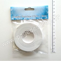 Ruban adhésif mousse 3D 2 mm pour scrapbooking, Bande adhésive 3D