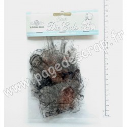 DFLDCP02   STAMPERIA CLEAR DIE CUTS LADY VAGABOND x28 pièces