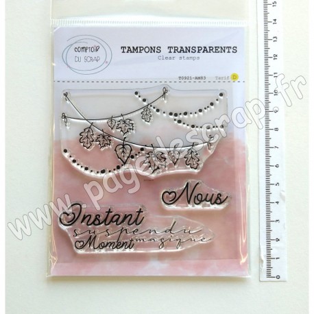 T0921-AM83   COMPTOIR DU SCRAP TAMPONS TRANSPARENTS NOUS