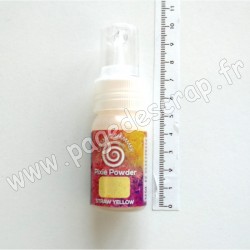 CSPPSTRAW   COSMIC SHIMMER PIXIE POWDER STRAW YELLOW 30ml