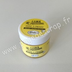 10217   ALADINE IZINK POUDRE A EMBOSSER 25 ml JAUNE PASTEL