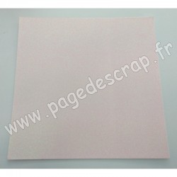 2111-025   FLORENCE PAPIER PAILLETÉ AUTO ADHÉSIF 30.5cm x 30.5cm PEARL