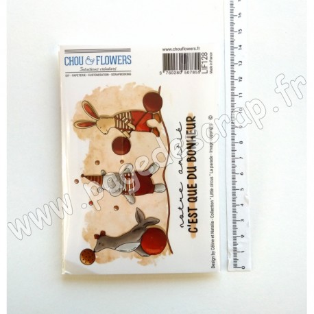 LIF128   CHOU & FLOWERS COLLECTION LITTLE CIRCUS TAMPONS EZ LA PARADE