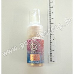 CSPSPCRUSH   COSMIC SHIMMER PIXIE SPARKLES CORAL CRUSH 30ml