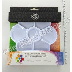 354725   AMERICAN CRAFTS PALETTE PLASTIQUE AQUARELLE AVEC 3 PIPETTES