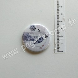 LORELAI DESIGN COLLECTION NATURE BLANCHE BADGE NATURE BLANCHE