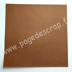 FLORENCE CARDSTOCK TEXTURE 30.5cm x30.5cm UMBER