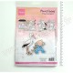 EC0195   MARIANNE DESIGN DIES + TAMPONS CLEAR ELINE'S STORKS AND BABIES
