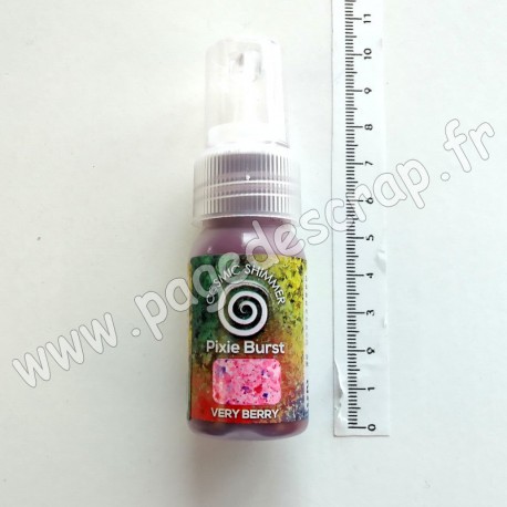 CSPBBERRY   COSMIC SHIMMER PIXIE BURST VERY BERRY 25ml