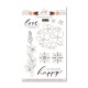 PND-LS-CS2 PAPERNOVA DESIGN COLLECTION LIGHT SOUL TAMPONS CLEAR HAPPY