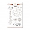 PND-LS-CS2 PAPERNOVA DESIGN COLLECTION LIGHT SOUL TAMPONS CLEAR HAPPY