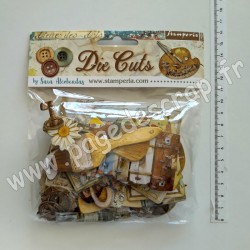 DFLDC33   STAMPERIA DIE CUTS ATELIER DES ARTS x43 pièces