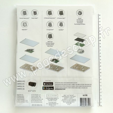 665288   SIZZIX PLATEFORME D'ACCESSOIRES BIG SHOT SWITCH PLUS STANDARD INSPIRÉ TIM HOLTZ