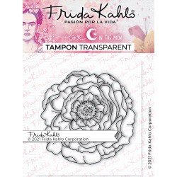 FRK-11    LOVE IN THE MOON FRIDA KAHLO TAMPON CLEAR OFFICIEL JOLIE PIVOINE 2