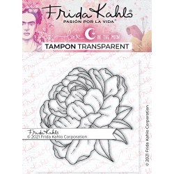 FRK-10    LOVE IN THE MOON FRIDA KAHLO TAMPON CLEAR OFFICIEL JOLIE PIVOINE 1