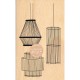 FF322003   FLORILEGES DESIGN COLLECTION ARIZONA TAMPON BOIS SUSPENSION BOHO