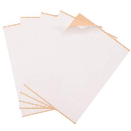 1009-017   VAESSEN CREATIVE FEUILLES ADHÉSIVES DOUBLE FACE A4 x5