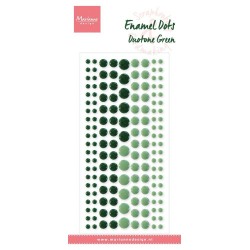PL4522   MARIANNE DESIGN ENAMEL DOTS  DUOTONE GREEN x156