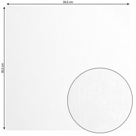 FLORENCE CARDSTOCK TEXTURE 30.5cm x30.5cm WHITE