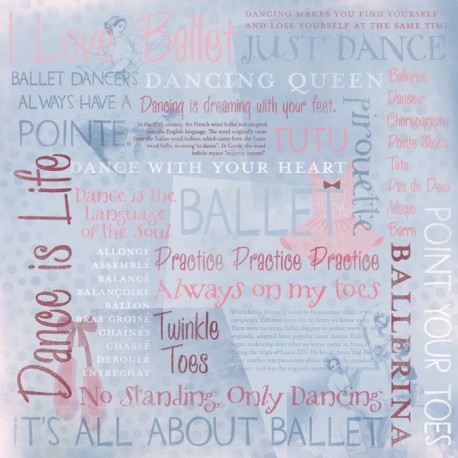 I LOVE BALLET COLLAGE