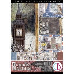 CBCL059   CIAO BELLA LONDON'S CALLING 9 imprimés R/V A4 190g