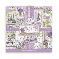 SBBL105   STAMPERIA PROVENCE 10 feuilles R/V 30.5 cm x 30.5 cm 190 gr
