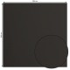 2926-096  FLORENCE CARDSTOCK LISSE 30.5cm x30.5cm BLACK