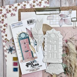 VIC108   CHOU & FLOWERS COLLECTION VICTORIA STREET TAMPON CLING THE DOOR