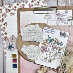 VIC111   CHOU & FLOWERS COLLECTION VICTORIA STREET TAMPON CLING LA TASSE