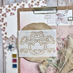 VIC117   CHOU & FLOWERS COLLECTION VICTORIA STREET POCHOIR VITRAIL