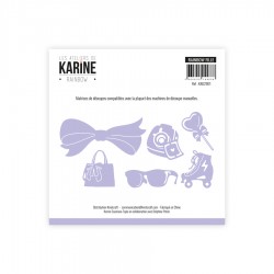 KAD2901   LES ATELIERS DE KARINE RAINBOW DIES RAINBOW FILLE