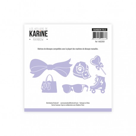 KAD2901   LES ATELIERS DE KARINE RAINBOW DIES RAINBOW FILLE