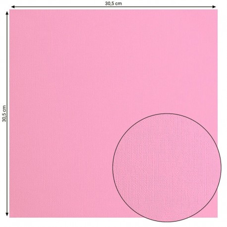 2928-019   FLORENCE CARDSTOCK TEXTURE 30.5cm x30.5cm PINK