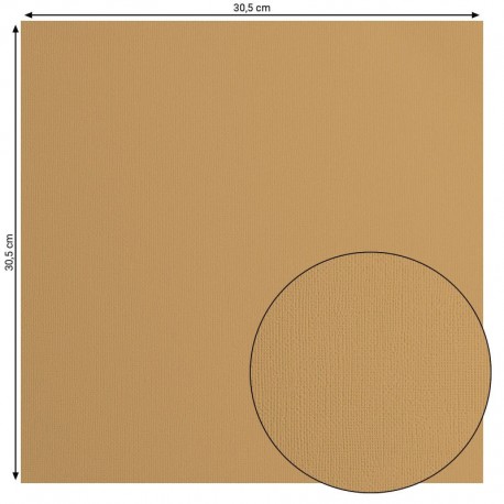 2928-088   FLORENCE CARDSTOCK TEXTURE 30.5cm x30.5cm PEANUT